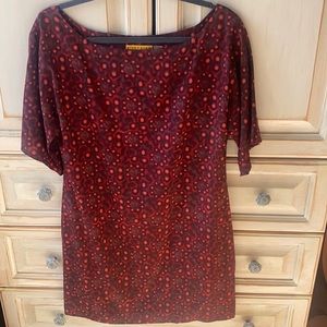 Alicia and Olivia silk shift dress